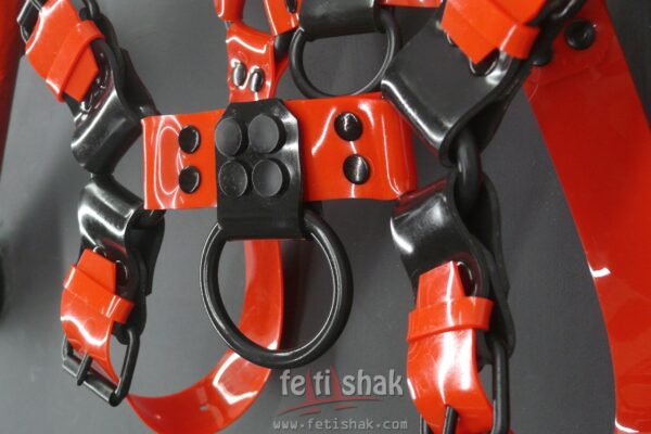 Red Shine Bulldog Harness - Image 8