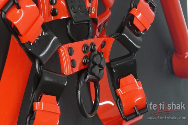 Red Shine Bulldog Harness - Image 6