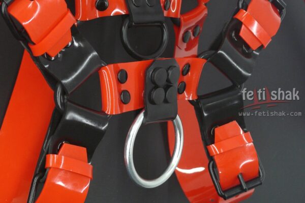 Red Shine Bulldog Harness - Image 5